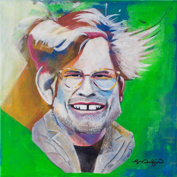 Painted portrait of Dan Rodandan